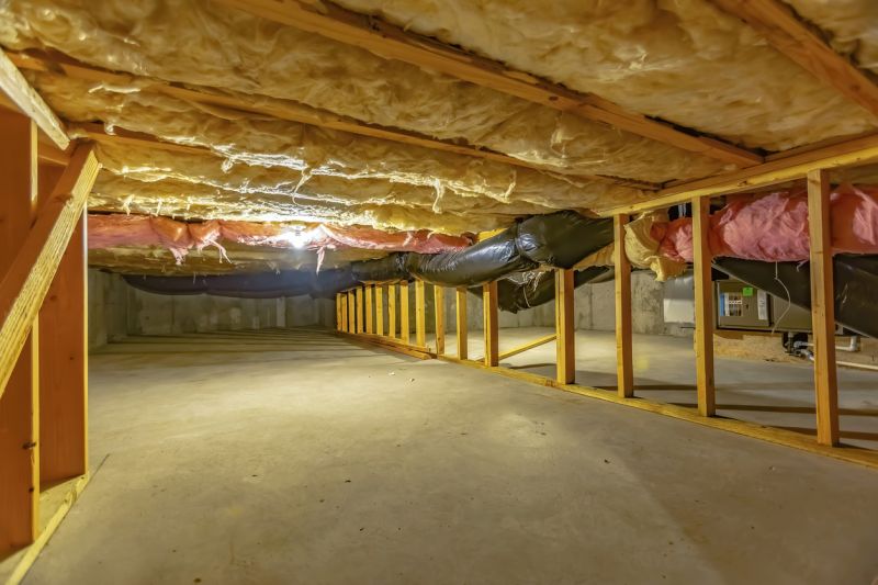 Finished Crawlspace with Vent Sealing