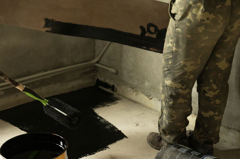 Interior waterproofing application