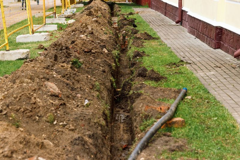 Drainage system setup
