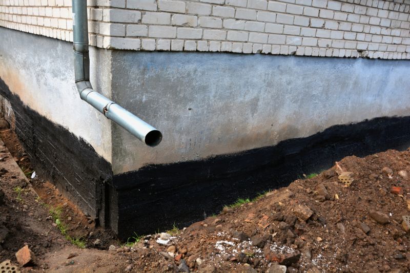 Waterproofing System with Drainage